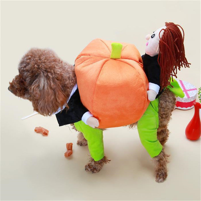 Pet Halloween Pumpkin Decorations for Clothes