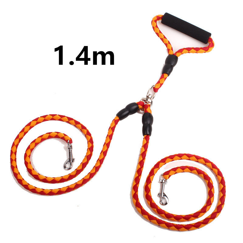 Double-Ended Traction Rope One Plus Two Leash