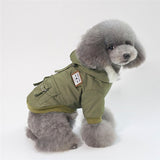 Cap dog coat